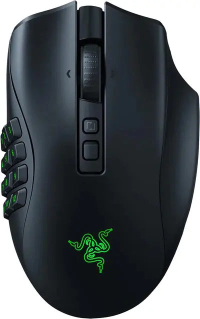 Razer Naga V2 Pro Wireless Gaming Mouse: Interchangeable Side Plate w/ 2, 6, 12 Button Configurations - Focus+ 20K DPI Optical Sensor - Fastest Gaming Mouse Switch - Chroma RGB Lighting  المتحدة للألكترونيات