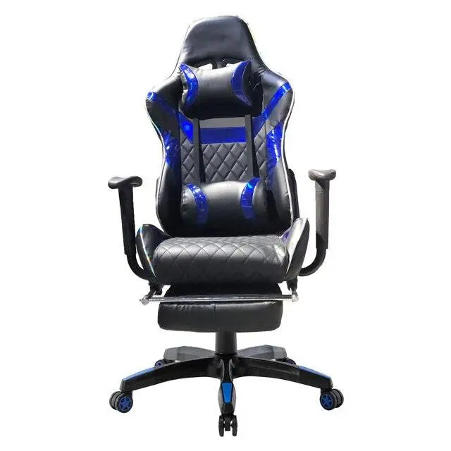 P-101S Gaming Chair (Black & Blue) -كرسي  المتحدة للألكترونيات