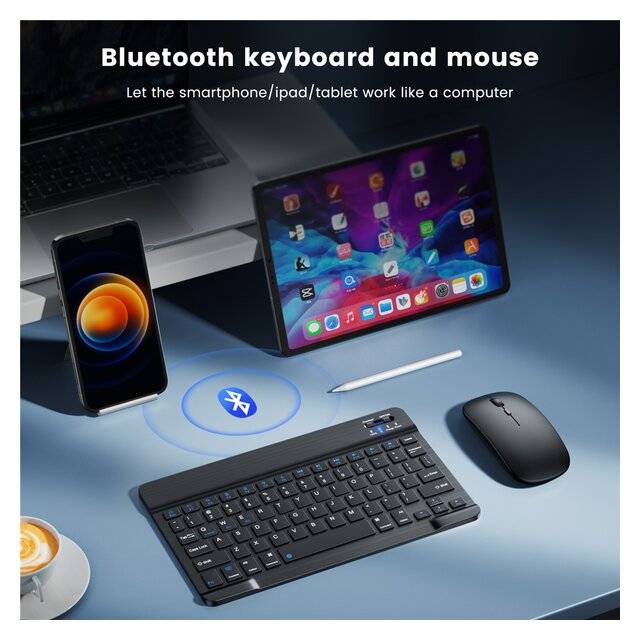 Bluetooth Mouse & Keyboard Kit (Black)