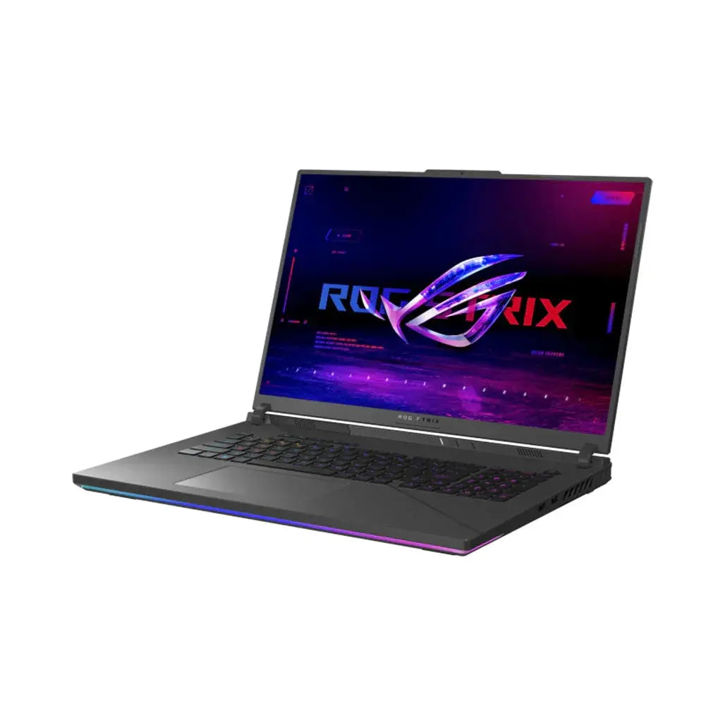 Asus ROG Strix SCAR G18 G814JIR-N6080 (2024), Intel Core i9-14900HX, RAM 32GB, 1TB SSD NVMe, NVIDIA RTX 4070 8GB, 18.0 2.5K+ WQXGA 240Hz IPS, ECLIPSE GRAY - المتحدة للألكترونيات