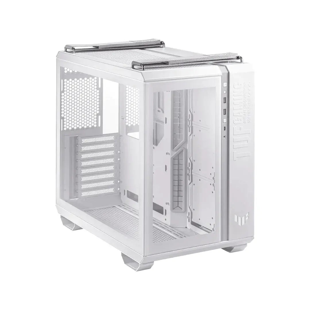 ASUS TUF Gaming GT502 Mid-Tower Case (White) كيس  المتحدة للألكترونيات