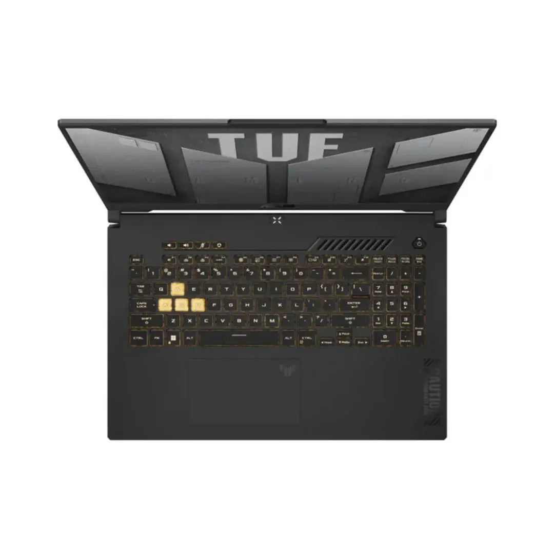 ASUS TUF GAMING F17 FX707VV-HX196, Intel Core i7-13620H, RAM 16GB, 512GB SSD, RTX 4060 8GB, 17.3 FHD IPS 144Hz, Mecha Gray  المتحدة للألكترونيات