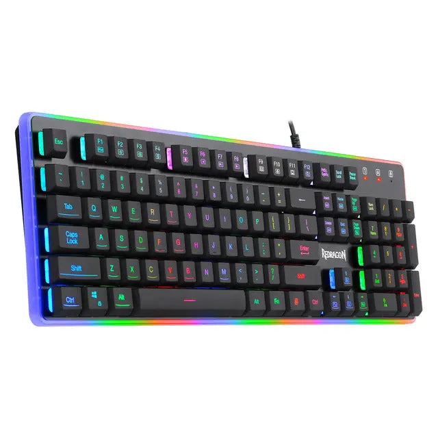 Redragon K509 DYAUS 7-Colors Backlit Gaming Keyboard كيبورد ريدراكون - المتحدة للألكترونيات