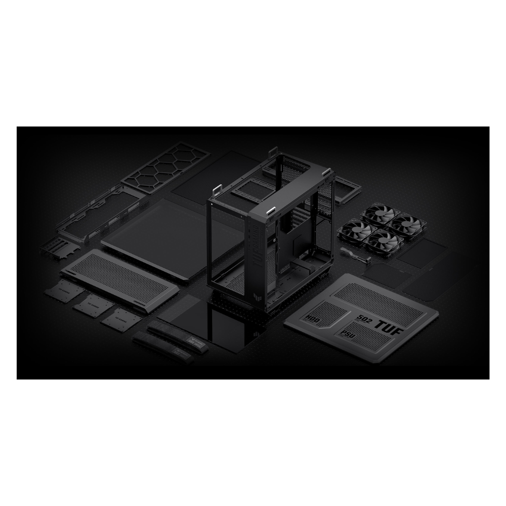 CASE ASUS GT502 PLUS TG ARGB TUF GAMING BLACK