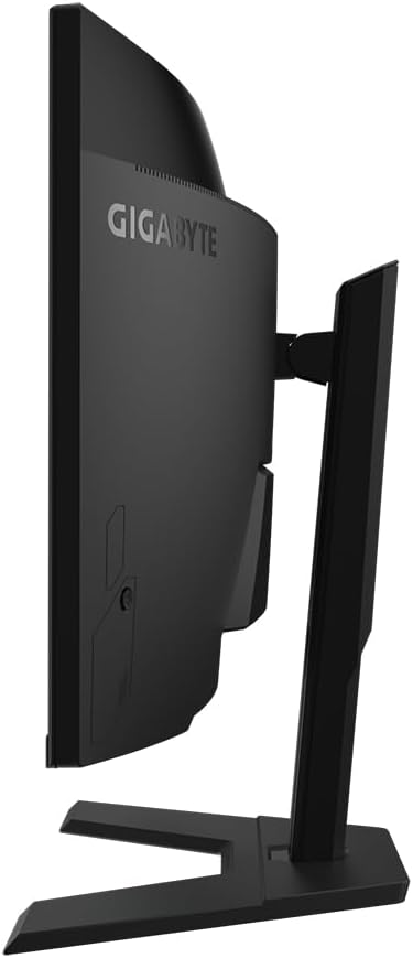 Gigabyte GS34WQC 34" 120Hz 1440P Curved Gaming Monitor, 3440x1440 VA 1500R Display, 1ms (MPRT) Response Time, HDR Ready, FreeSync Premium, 1x Display Port 1.4, 2X HDMI 2.0,Black