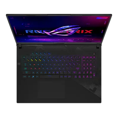 لاب توب ASUS ROG Strix SCAR 18 G834JZR-N6056 مقاس 18 بوصة WQXGA 2.5K 240 هرتز - Core i9-14900HX - ذاكرة وصول عشوائي 32 جيجابايت - SSD 1 تيرابايت - RTX 4080 12 جيجابايت - ويندوز 10 Pro K  المتحدة للألكترونيات