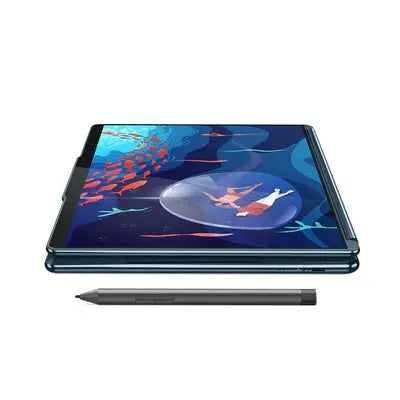 Lenovo Yoga Book 9 13IRU8 2x 13.3 بوصة 2.8K كمبيوتر محمول بشاشة لمس - Core i7-1355U - ذاكرة وصول عشوائي 16 جيجابايت - 1 تيرابايت SSD - مشترك - ويندوز 11 (Tidal Teal)  المتحدة للألكترونيات