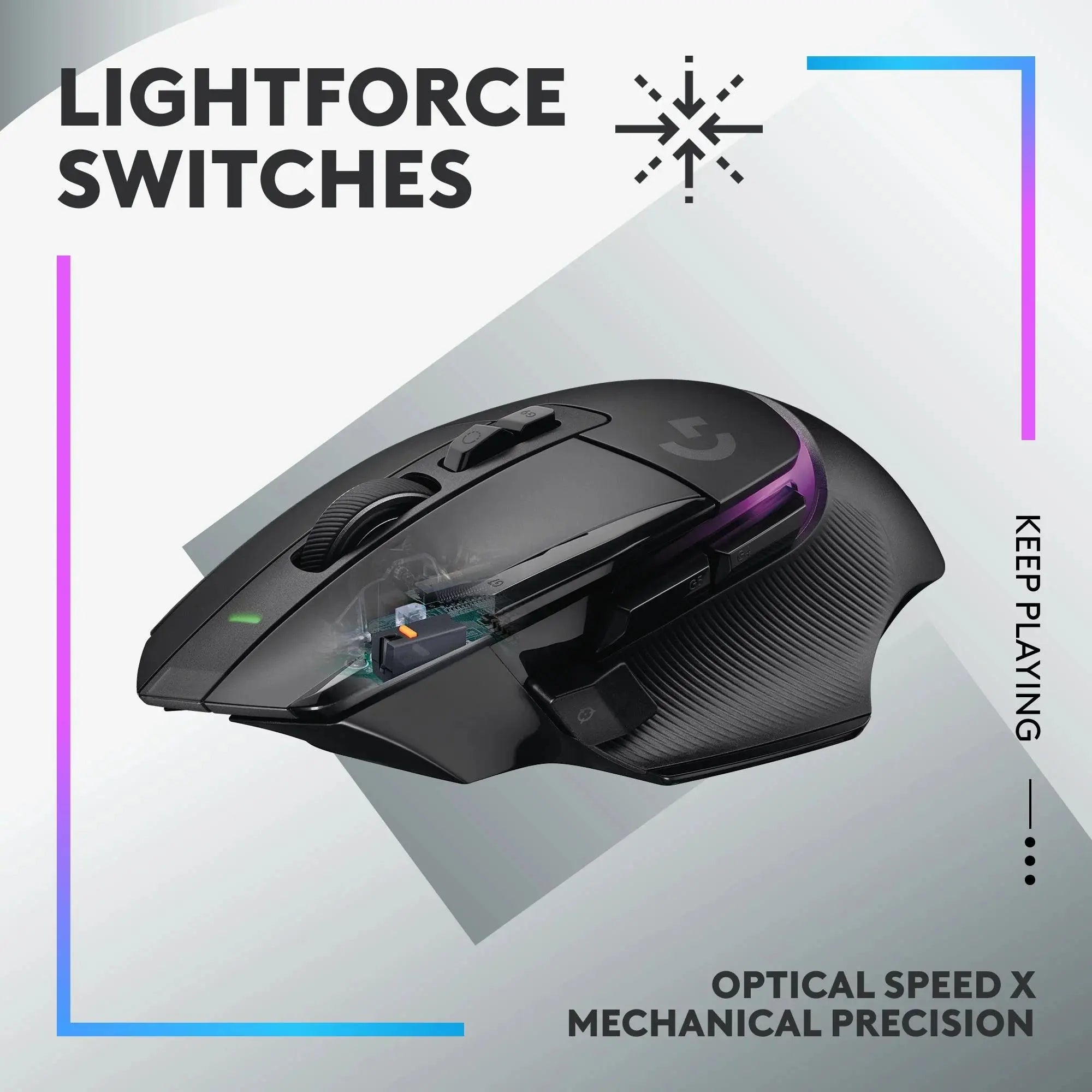 Logitech G502 X Plus Wireless RGB Gaming Mouse (Black) ماوس كيمنك لوجتك - المتحدة للألكترونيات