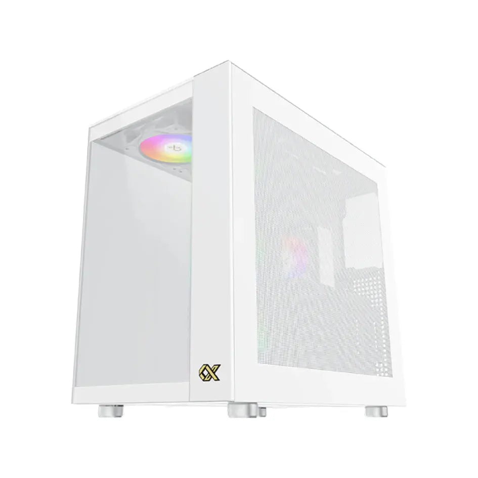 Xigmatek AQUA Ultra Glass, Arctic Mid Tower Case - White كيس  المتحدة للألكترونيات