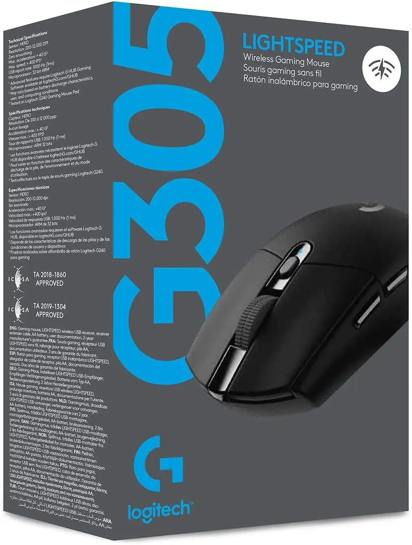 Logitech G305 LIGHTSPEED Wireless Gaming Mouse ماوس كيمنك لوجتك - المتحدة للألكترونيات