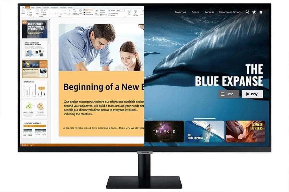 Samsung 32 inch - 4K Smart Monitor UHD with Mobile Connectivity شاشة سامسونك - المتحدة للألكترونيات