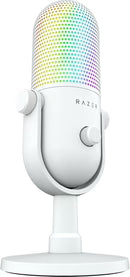 Razer Seiren V3 Chroma RGB USB Microphone – Supercardioid Condenser Mic, Tap-to-Mute Sensor, Stream-Reactive Chroma RGB, 96kHz/24-bit