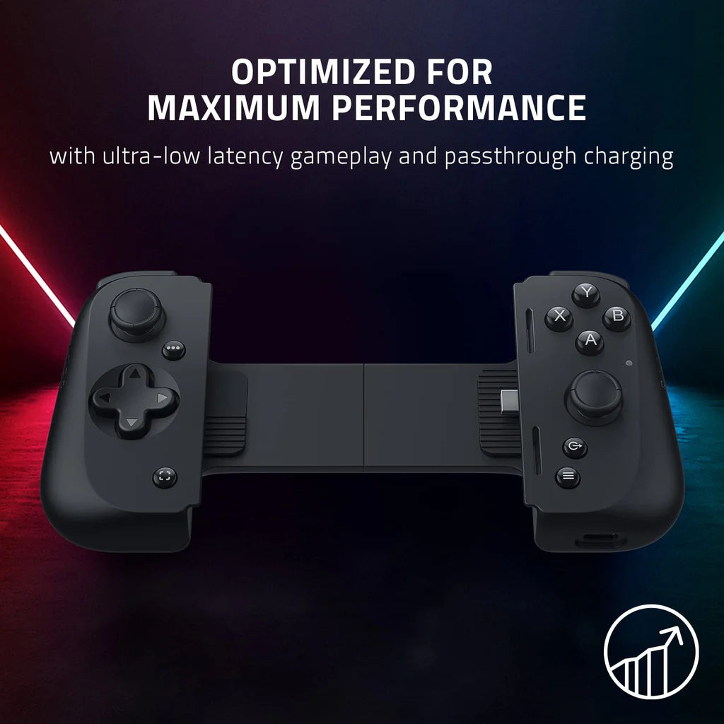 Razer Kishi V2 for Android – Universal Mobile Gaming Controller with USB-C, Ergonomic Design, and Razer Nexus App Support