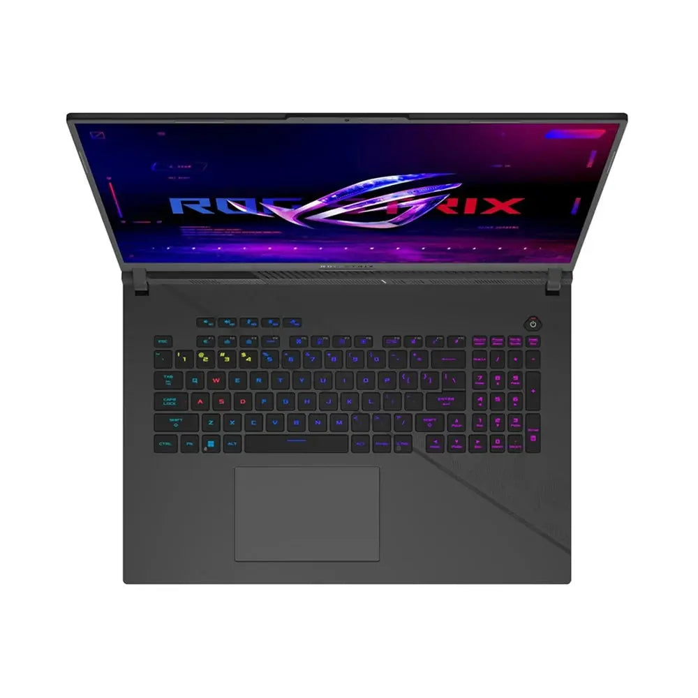 Asus ROG Strix SCAR G18 G814JIR-N6080 (2024), Intel Core i9-14900HX, RAM 32GB, 1TB SSD NVMe, NVIDIA RTX 4070 8GB, 18.0 2.5K+ WQXGA 240Hz IPS, ECLIPSE GRAY - المتحدة للألكترونيات