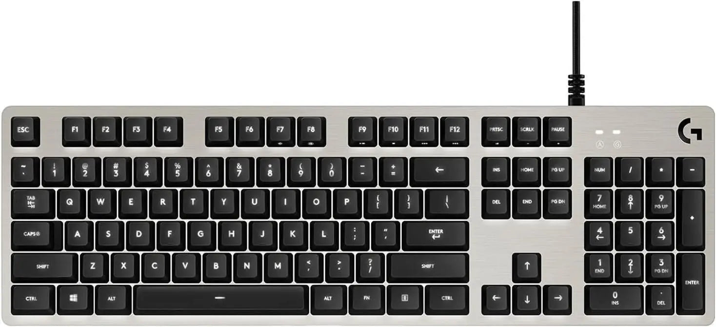 Logitech - G413 Mechanical Gaming Keyboard - Silver كيبورد ميكانيكي كيمنك لوجتك - المتحدة للألكترونيات