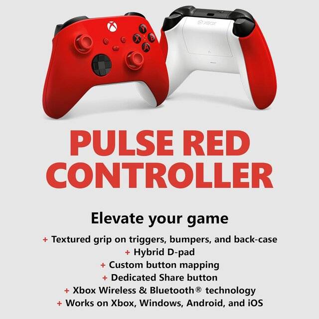 XBOX Core Wireless Controller (Pulse Red)
