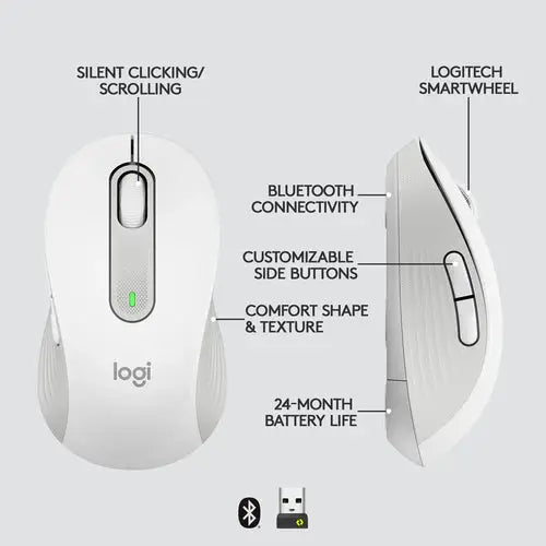 لوجيتك سيجنتشر M650 ماوس لاسلكي + بلوتوث  المتحدة للألكترونيات