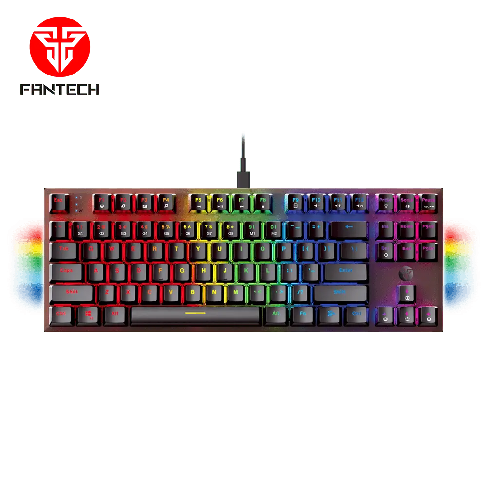 GAMING MECHANICAL KEYBOARD FANTECH MK856 MAXFIT87 BLACK (BLUE SWITCH) كيبورد فانتك ميكانيكي - المتحدة للألكترونيات