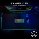Razer Goliathus Chroma 3XL Gaming Mouse Pad: Micro-Textured Cloth Surface - Large to Cover Desk Setup - Chroma RGB - Optimized for All Sensitivity Settings and Sensors - Non-Slip Rubber Base