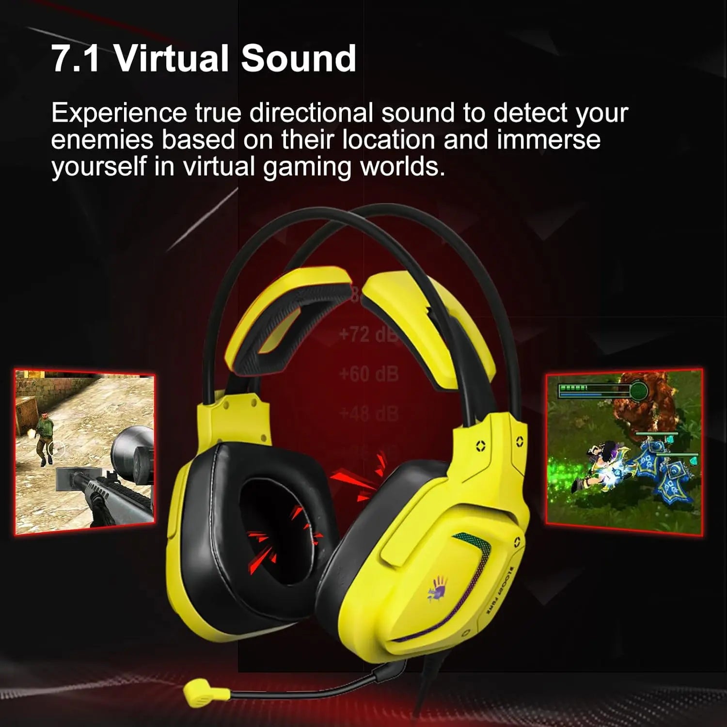 Bloody G575 RGB Gaming Headset سماعات كيمنك بلودي - المتحدة للألكترونيات