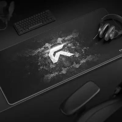 Cybeart | Signature Edition Gaming Desk Mat (XXL - 900x400x4mm) | Waterproof, Never Slip Base, Stitched Edges, Esports Grade  المتحدة للألكترونيات