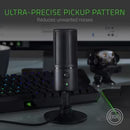 Razer Seiren X USB Streaming Microphone: Professional Grade - Built-in Shock Mount - Supercardiod Pick-Up Pattern - Anodized Aluminum