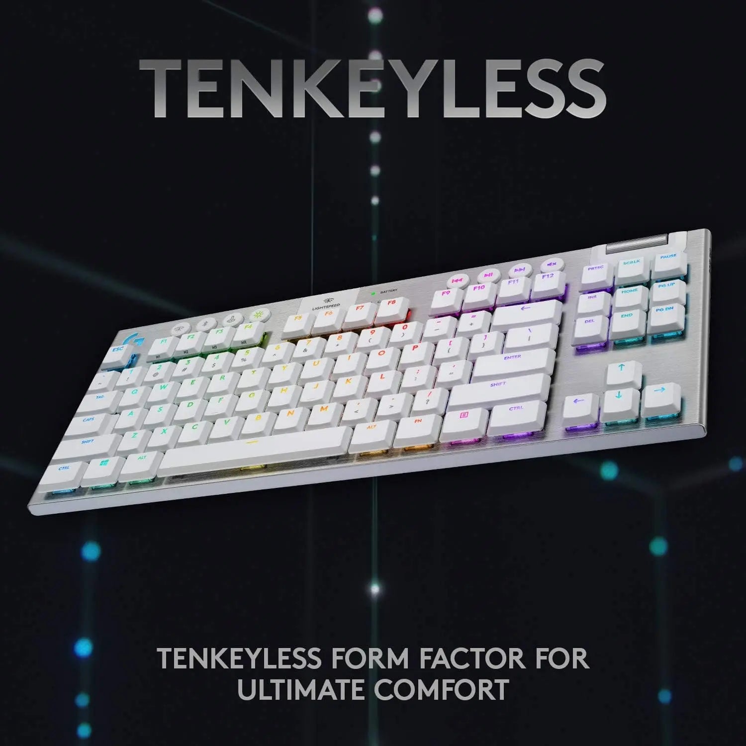 Logitech G915 TKL Tenkeyless Lightspeed Wireless RGB Mechanical Gaming كيبورد ميكانيكي لوجتك - المتحدة للألكترونيات