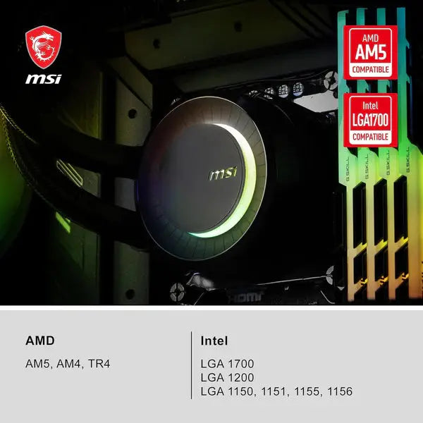 MSI MAG CORELIQUID E360 - AIO RGB CPU Liquid Cooler - 360mm Radiator مبرد مائي - المتحدة للألكترونيات