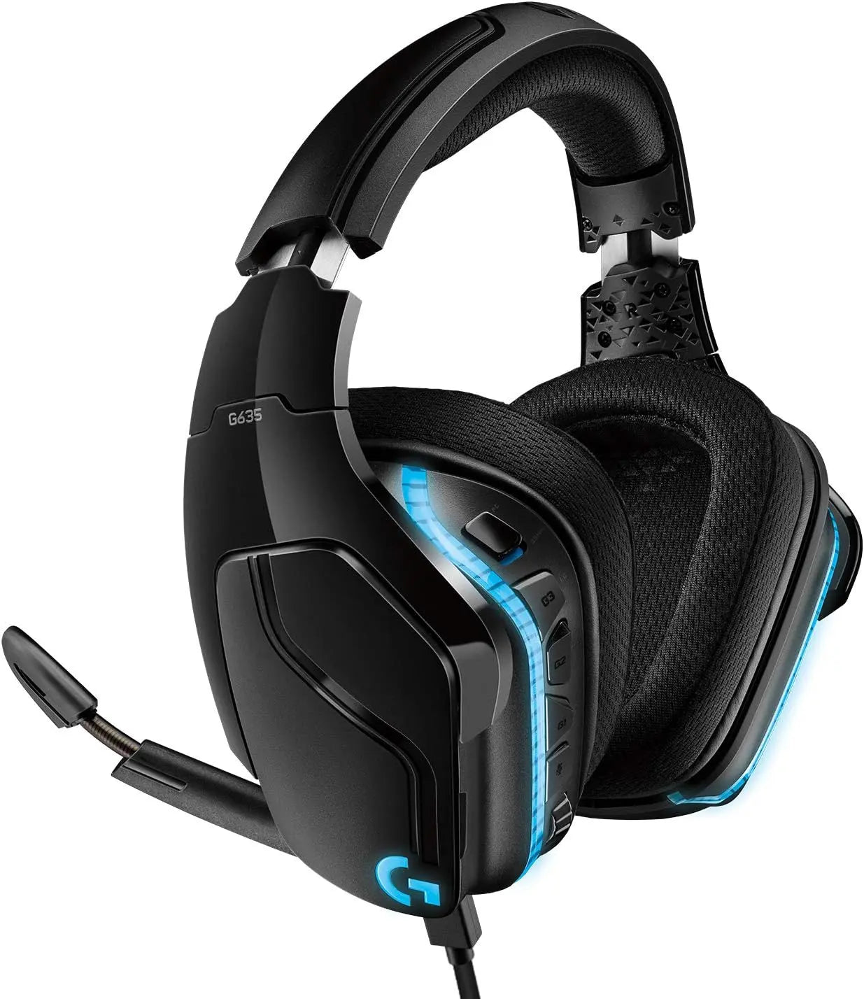 Logitech G635 DTS, X 7.1 Surround Sound LIGHTSYNC RGB PC Gaming سماعات كيمنك لوجتك - المتحدة للألكترونيات