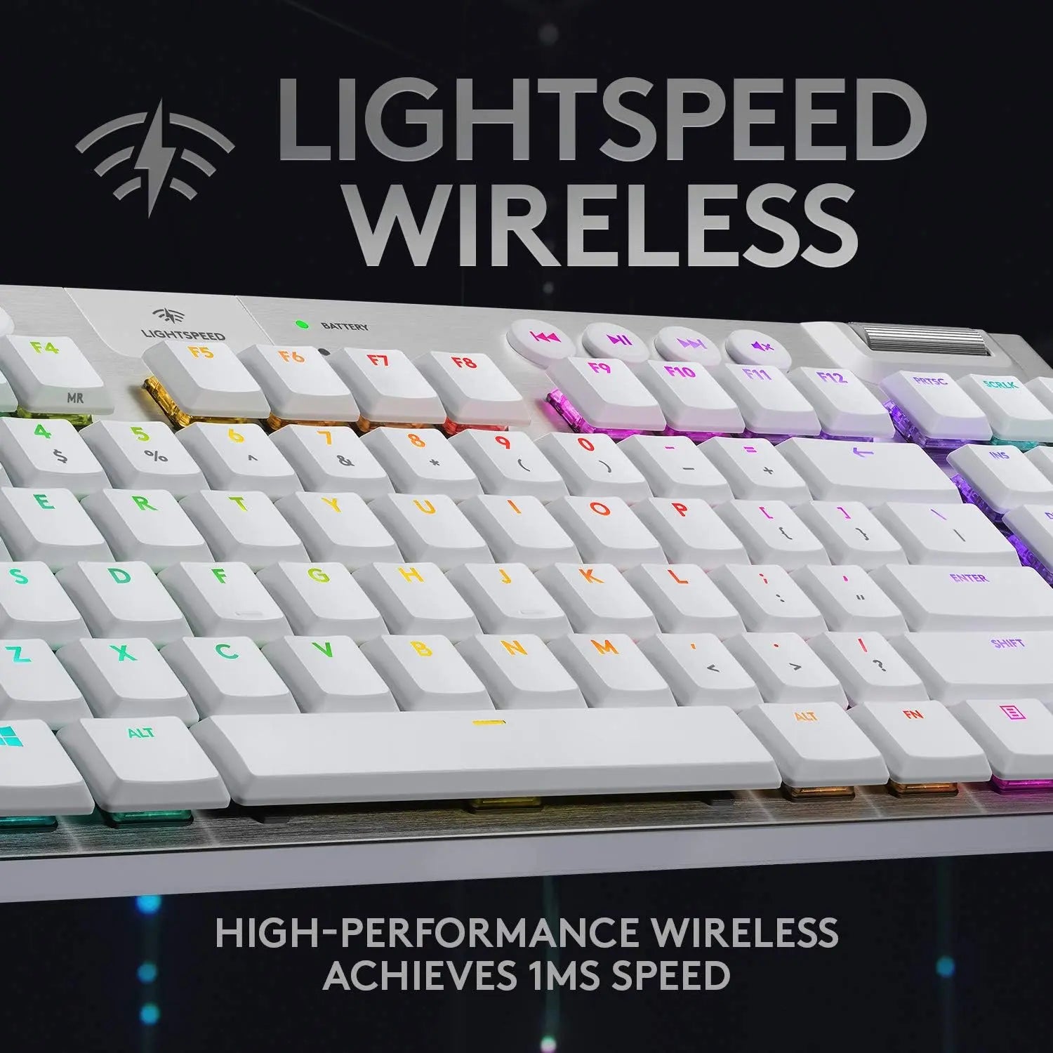 Logitech G915 TKL Tenkeyless Lightspeed Wireless RGB Mechanical Gaming كيبورد ميكانيكي لوجتك - المتحدة للألكترونيات