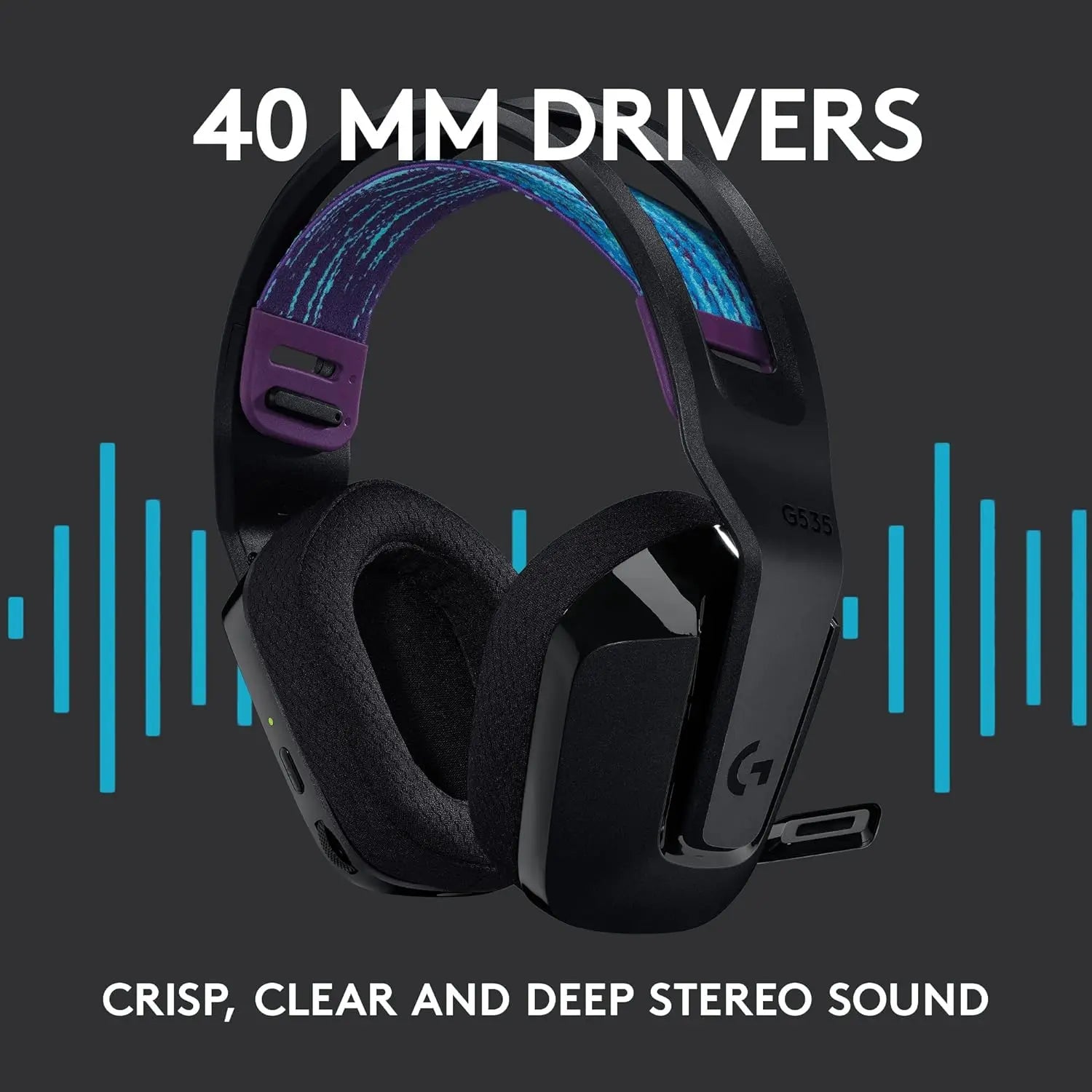 Logitech G535 Lightspeed Wireless Gaming Headset سماعات كيمنك لوجتك - المتحدة للألكترونيات