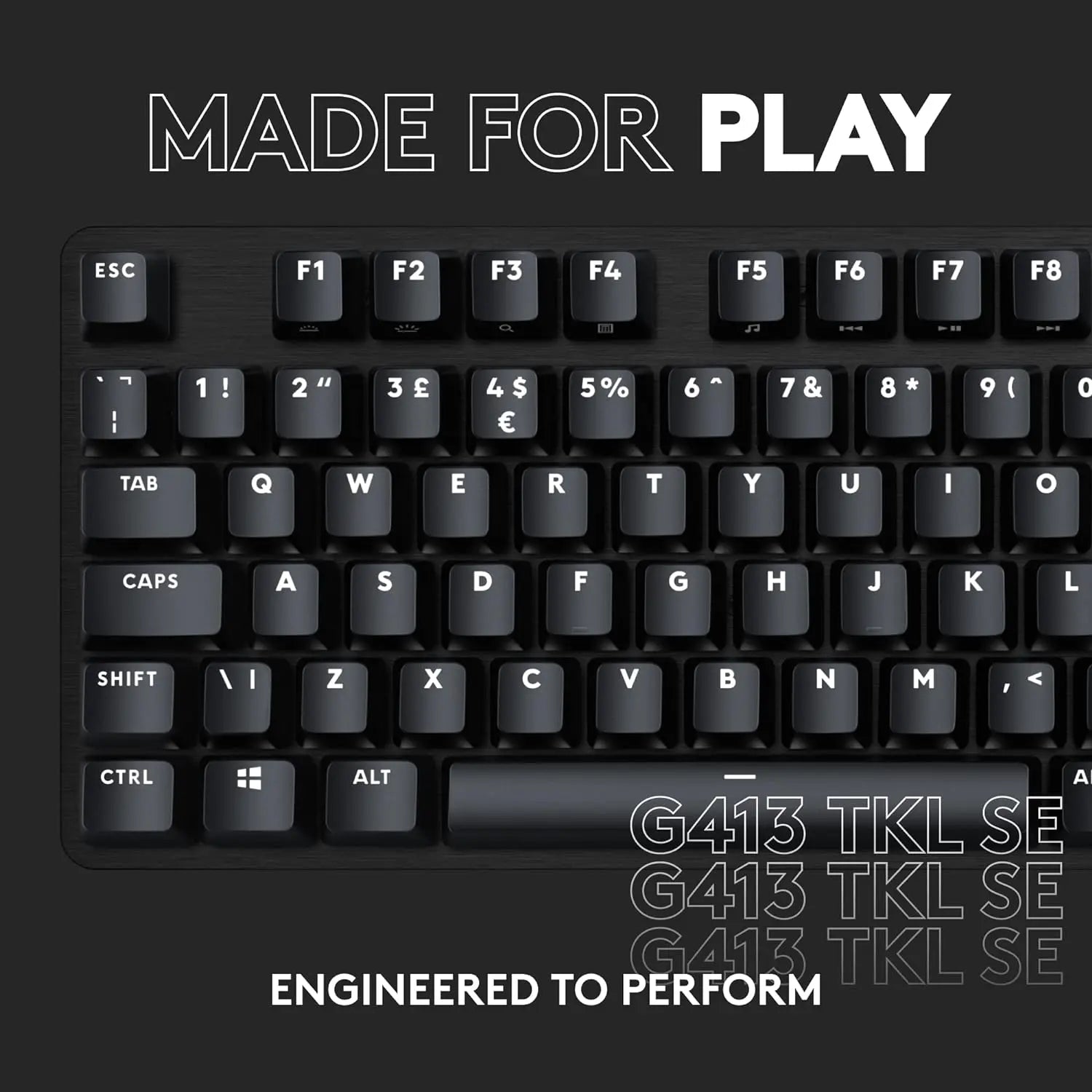 Logitech G413 TKL SE Mechanical Gaming Keyboard كيبورد ميكانيكي لوجتك - المتحدة للألكترونيات