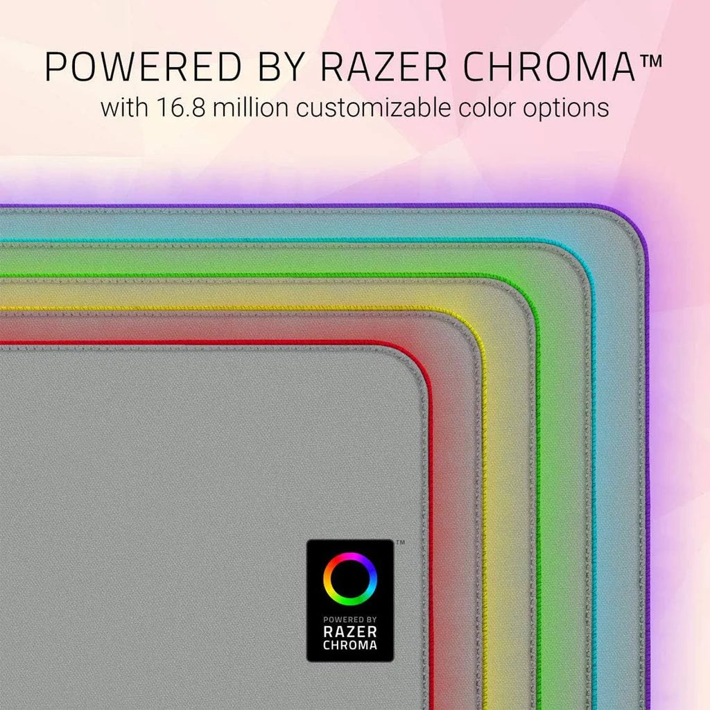 Razer Goliathus Chroma Extended – Soft Gaming Mouse Mat with Razer Chroma RGB, Mic