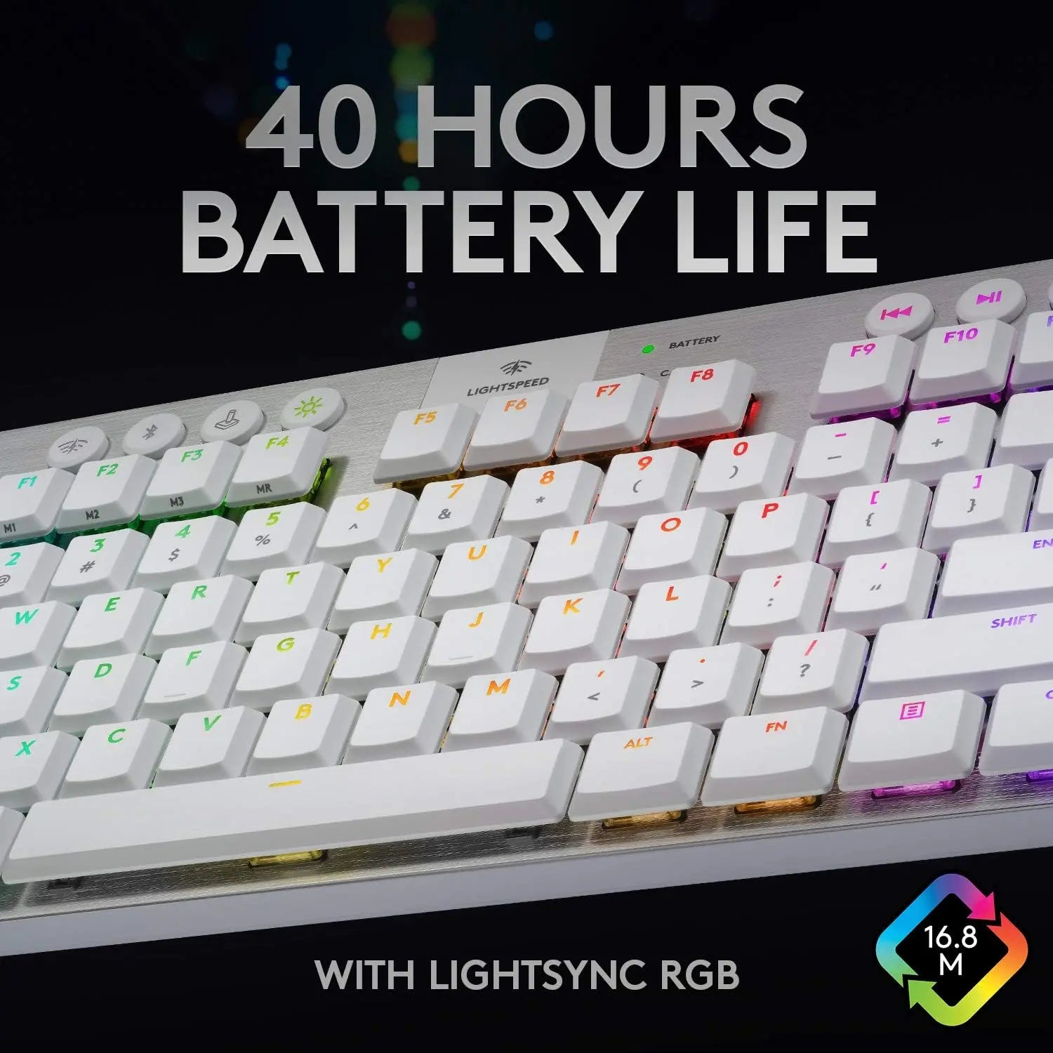 Logitech G915 TKL Tenkeyless Lightspeed Wireless RGB Mechanical Gaming كيبورد ميكانيكي لوجتك - المتحدة للألكترونيات