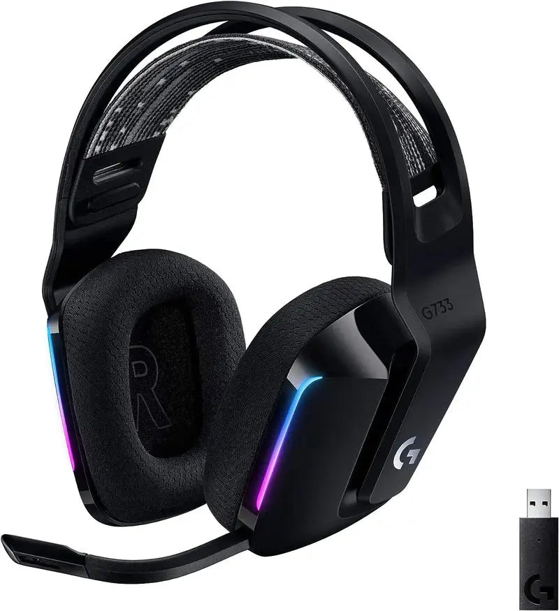 Logitech G733 Lightspeed Wireless Gaming Headset سماعات كيمنك لوجتك  المتحدة للألكترونيات