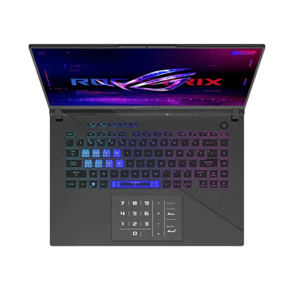 ASUS ROG Strix G16 G614JVR-N3129, Intel Core i9-14900HX, RAM 32GB, 1TB SSD NVMe, NVIDIA RTX 4060 8GB, 16.0 WUXGA 165Hz IPS, Eclipse Gray - المتحدة للألكترونيات