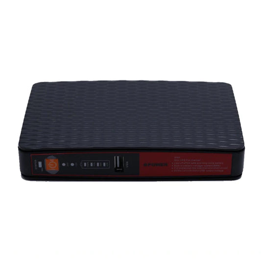 iPower DC UPS 18W Mini UPS for WiFi Router/Modem nano router, 8000MA 5V+USB يوبي اس