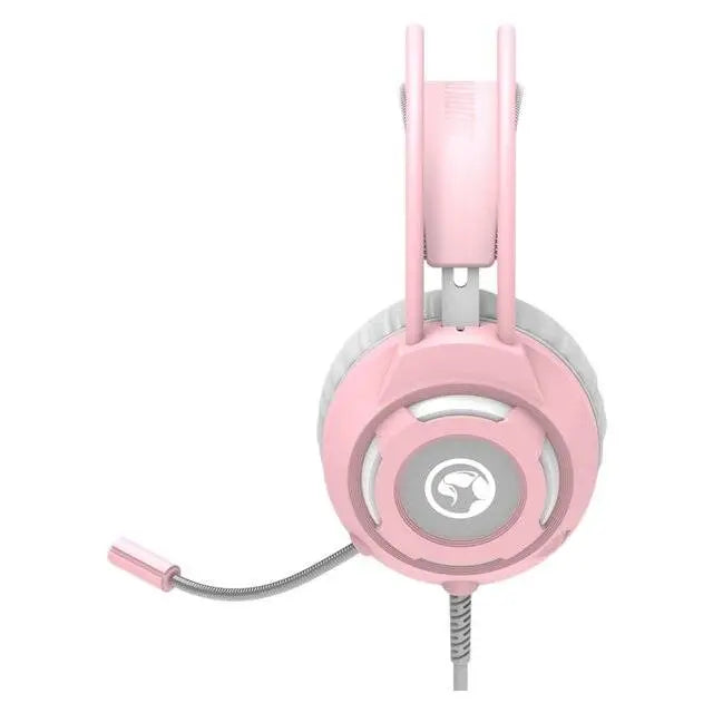 Marvo HG8936 Headset (White & Pink) - المتحدة للألكترونيات