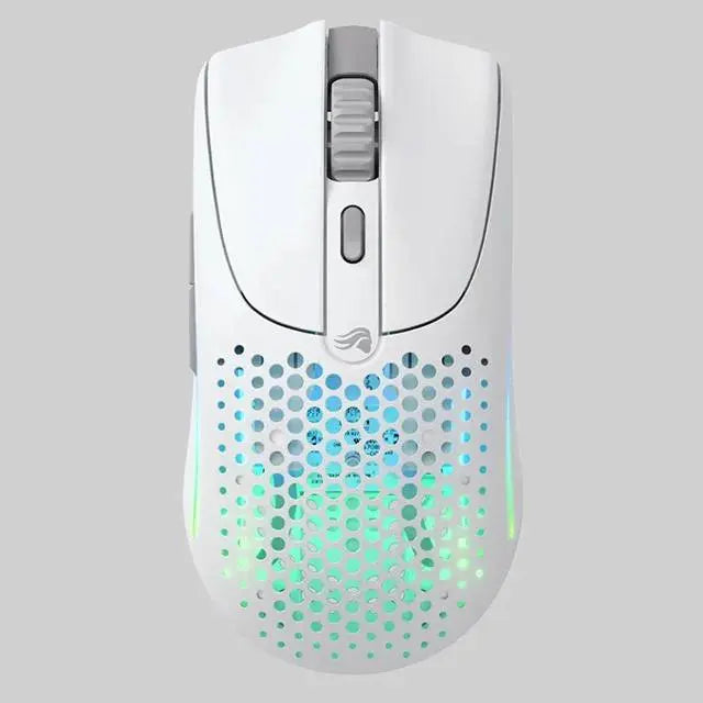 Glorious (Model O2) Wireless Gaming Mouse (Glossy White) ماوس كلوريس - المتحدة للألكترونيات