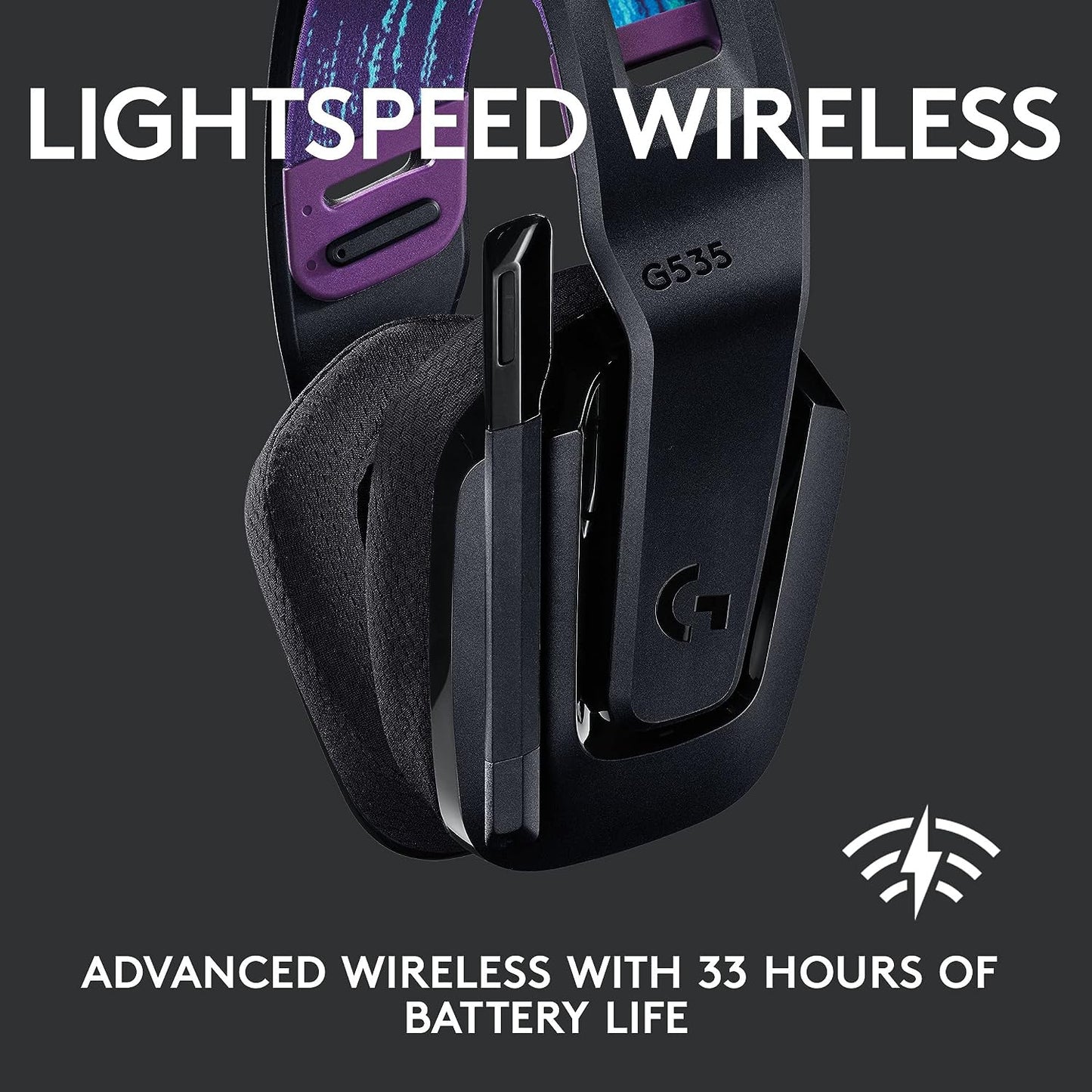 Logitech G535 Lightspeed Wireless Gaming Headset سماعات كيمنك لوجتك
