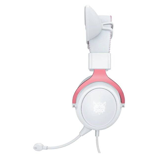 Onikuma X10 RGB Headset [3.5mm] (White & Pink)