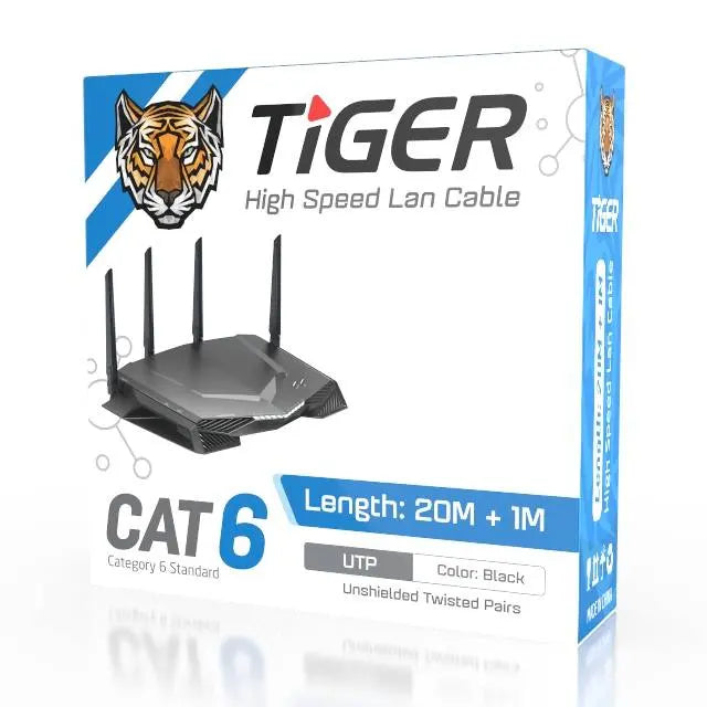 Tiger 20m CAT6-UTP LAN Cable  المتحدة للألكترونيات