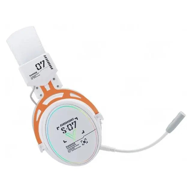 Rapoo VH800 Wireless Headset (White Orange) - المتحدة للألكترونيات