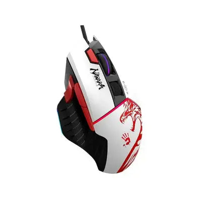 Bloody W95 Max Naraka 12000 CPI Ultra Core 3 & 4 Activated Extra Fire RGB Gaming Wired Mouse  المتحدة للألكترونيات