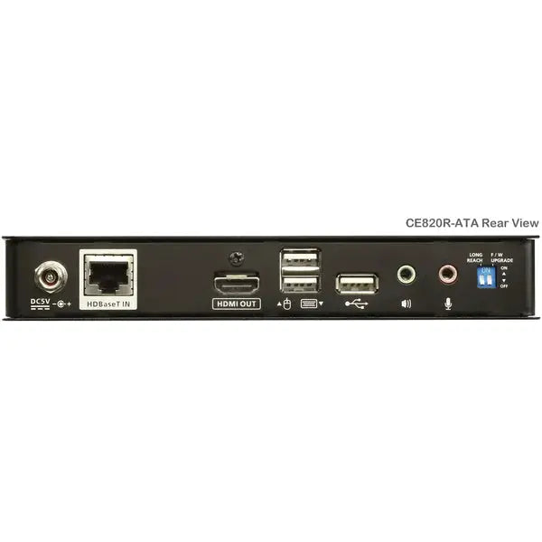 ATEN CE820 USB HDMI HDBaseT™ 2.0 KVM Extender (4K@100 m) - TAA Compliant موسع إيه تي إن سي  المتحدة للألكترونيات