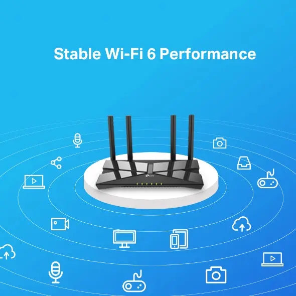 TP-LINK Archer AX10 AX1500 Wi-Fi 6 Router Gaming - المتحدة للألكترونيات