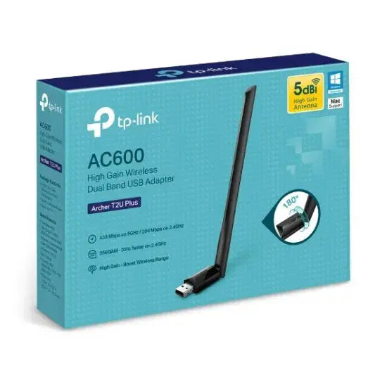 TP-Link Archer T2U Plus AC600 Wireless DualBand - المتحدة للألكترونيات