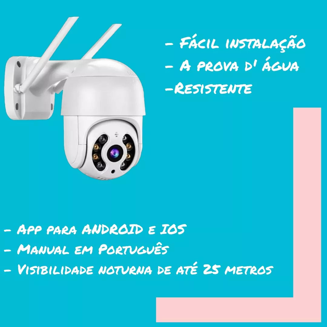 Outdoor Security Camera Hd Wifi Camera Robot A8 Night Color White كامرا مراقبة