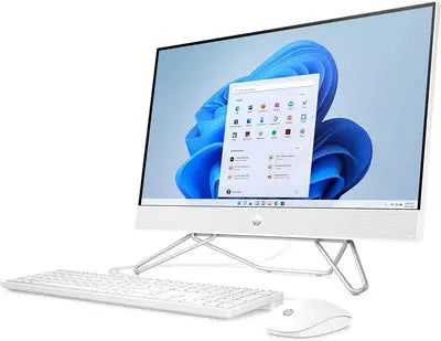 HP 24-cb1471nh 23.8 بوصة AIO - Core i5-1235U - 8 جيجا رام - 512 جيجا SSD - مشترك - WIN 10 PRO K (أبيض نجمي)  المتحدة للألكترونيات