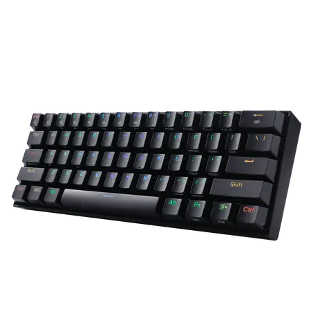 Redragon K530 PRO Draconic 60% Compact RGB Wireless Mechanical Keyboard, 61 Keys Tenkeyless Designed 5.0 Bluetooth Gaming Keyboard and 16.8 Million RGB Lighting for PC, Tablet, Cell Phone  المتحدة للألكترونيات